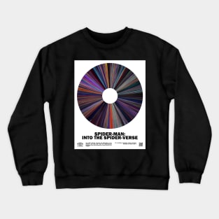 minimal_Into the Spider-Verse Warp Barcode Movie Crewneck Sweatshirt